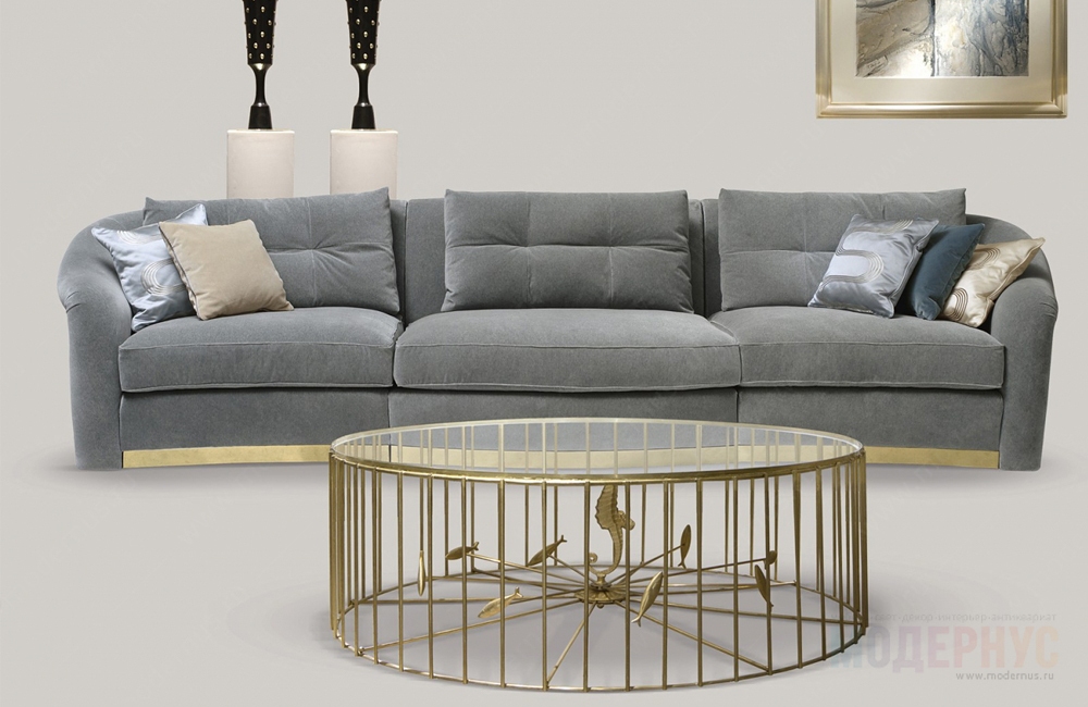 дизайнерский диван Leo модель от Four Hands в интерьере, фото 3