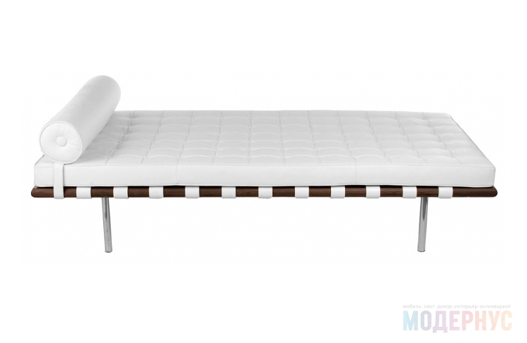 дизайнерская кушетка Barcelona Couch модель от Ludwig Mies van der Rohe, фото 2