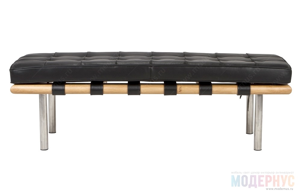 дизайнерская кушетка Barcelona Bench S модель от Ludwig Mies van der Rohe, фото 1