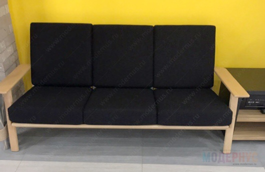 Трехместный диван Plank и кухонный стул Wishbone для Зарины (Кострома), фото 4
