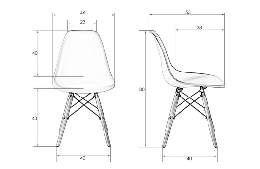 стул для кафе Casper дизайн Модернус фото 5