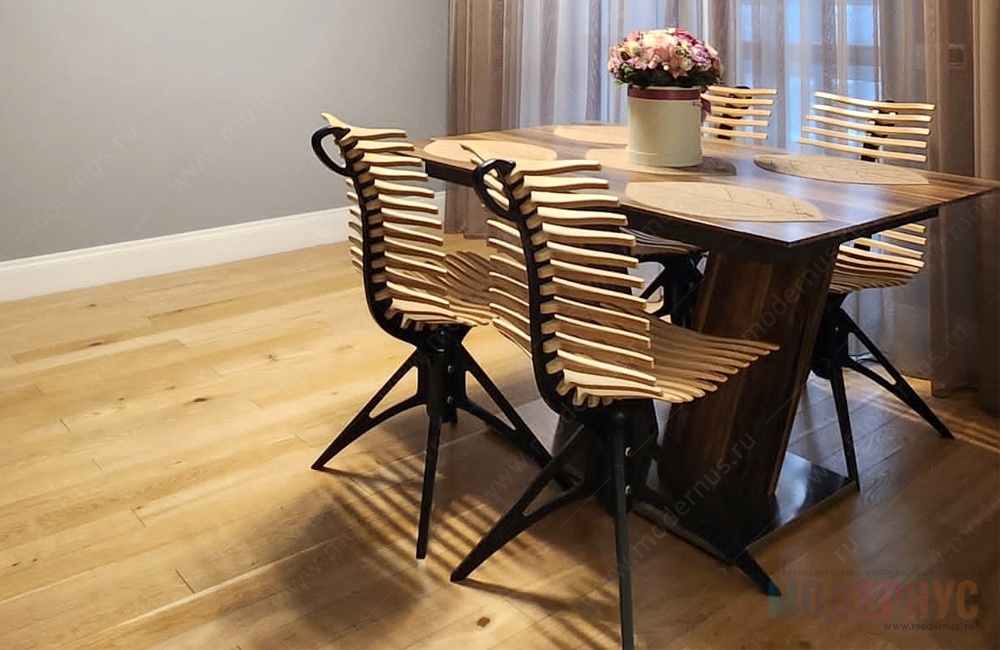 дизайнерский стул Skeleton модель от BELSI Home в интерьере, фото 6