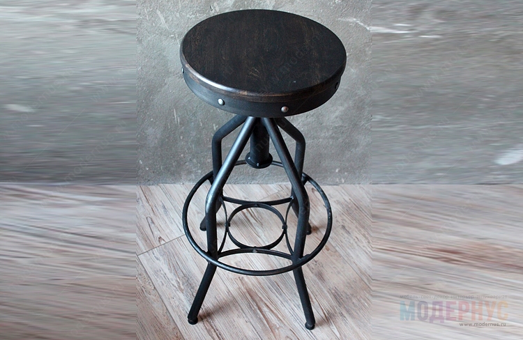 дизайнерский барный стул Industrial модель от Zuo Modern, фото 3