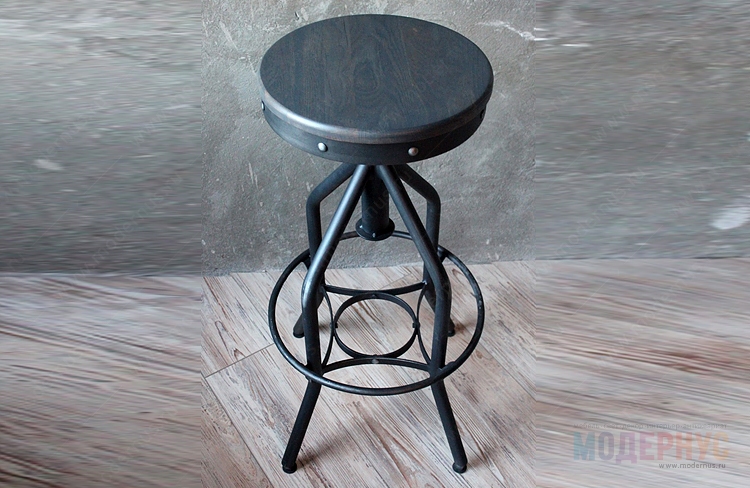 дизайнерский барный стул Industrial модель от Zuo Modern, фото 5