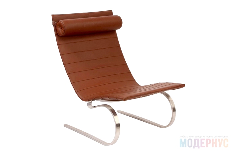 дизайнерское кресло PK20 Lounge модель от Poul Kjaerholm, фото 1