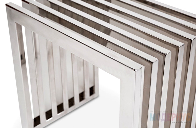 дизайнерский стол Mirror Steel модель от Goosli Pro Design в интерьере, фото 4