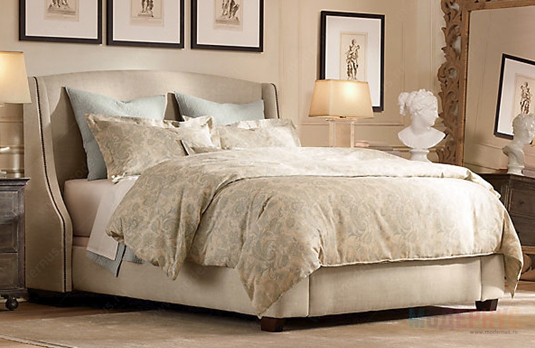 дизайнерская кровать Hugo Lite модель от Toledo Furniture в интерьере, фото 4