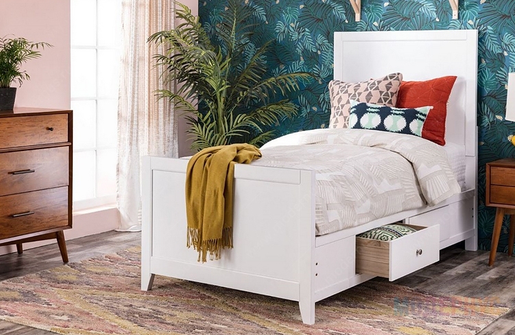 дизайнерская кровать Bayside модель от Toledo Furniture в интерьере, фото 5