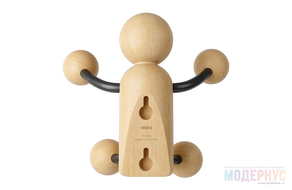 дизайнерская вешалка Woody модель от Umbra в интерьере, фото 2