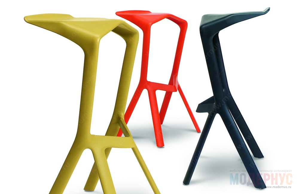 дизайнерский барный стул Miura модель от Konstantin Grcic, фото 3
