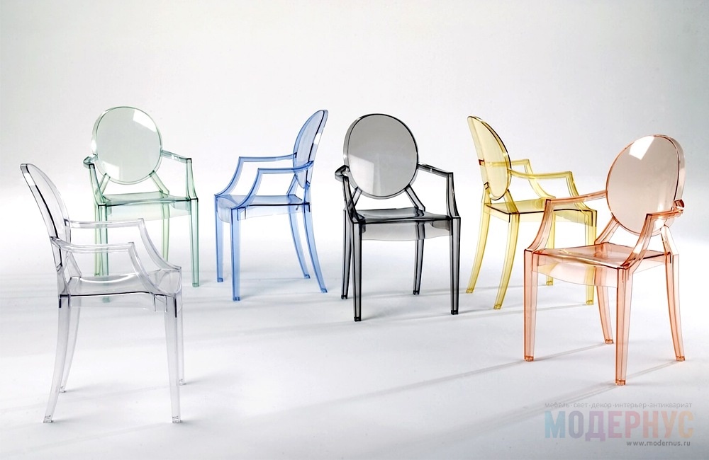 дизайнерский стул Louis Ghost модель от Philippe Starck, фото 4