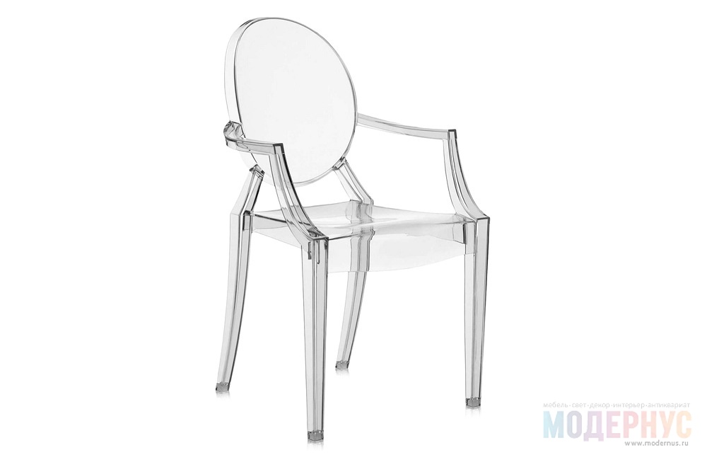 дизайнерский стул Louis Ghost модель от Philippe Starck, фото 1