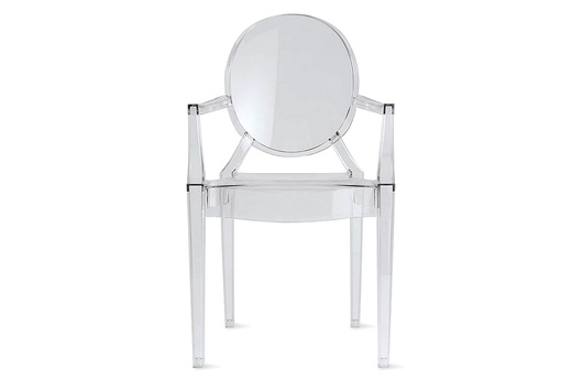 прозрачный стул Louis Ghost дизайн Philippe Starck фото 2