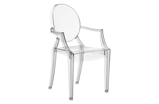 прозрачный стул Louis Ghost дизайн Philippe Starck фото 1
