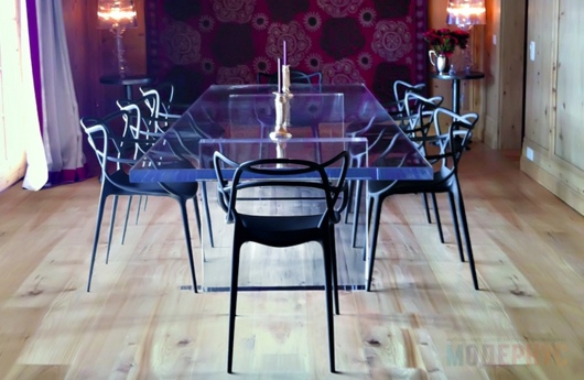 пластиковый стул Masters дизайн Philippe Starck фото 4