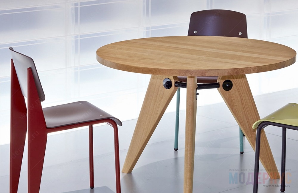 дизайнерский стол Gueridon модель от Jean Prouve, фото 7