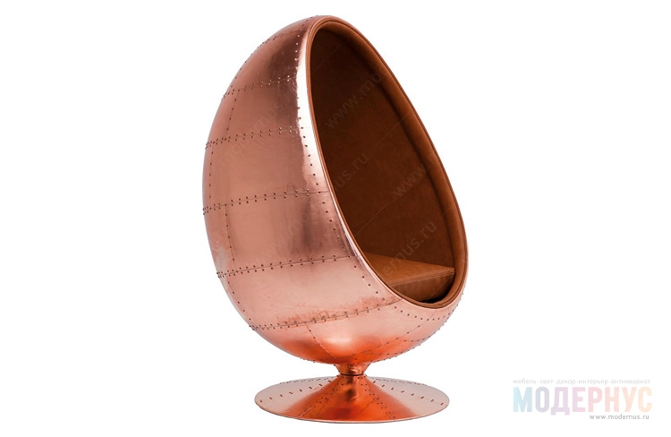 дизайнерское кресло Aviator Egg Copper модель от Eero Aarnio, фото 1