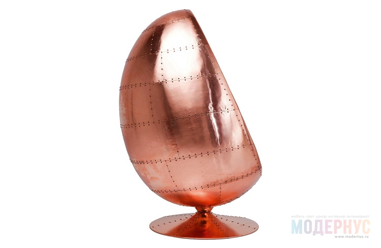 дизайнерское кресло Aviator Egg Copper модель от Eero Aarnio, фото 3
