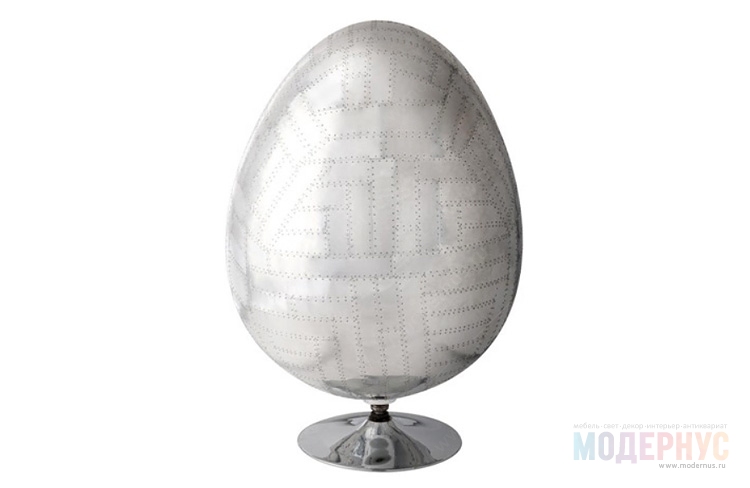 дизайнерское кресло Aviator Egg Aluminum модель от Eero Aarnio, фото 3