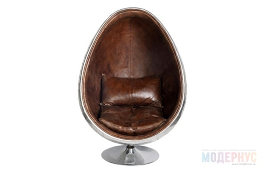 кресло для дома Aviator Egg Aluminum модель Eero Aarnio фото 2