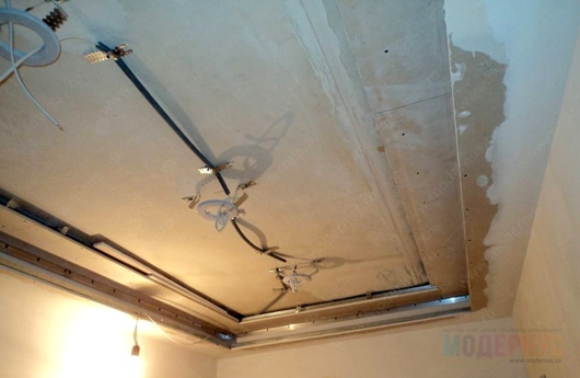 Монтаж точечных светильников в гипсокартон потолка фото 5