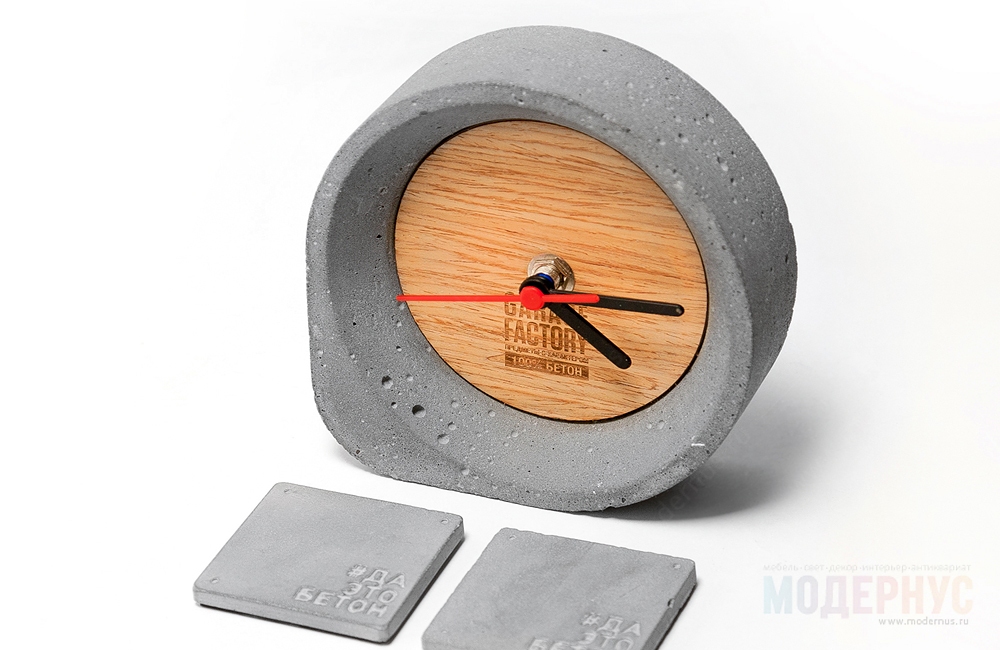 дизайнерские часы GF Concrete модель от Garage Factory, фото 2