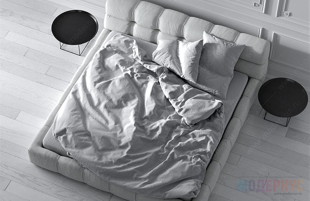 дизайнерская кровать Tufty в Модернус в интерьере, фото 2