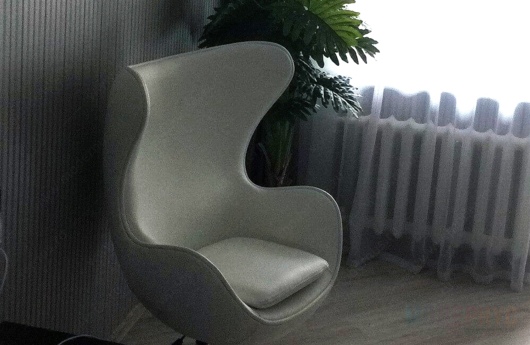 Два дизайнерских кресла Egg Chair в экокоже для Егора Горячова (Тула), фото 4