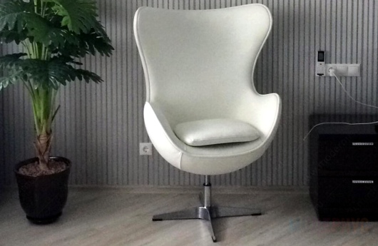 Два дизайнерских кресла Egg Chair в экокоже для Егора Горячова (Тула), фото 3