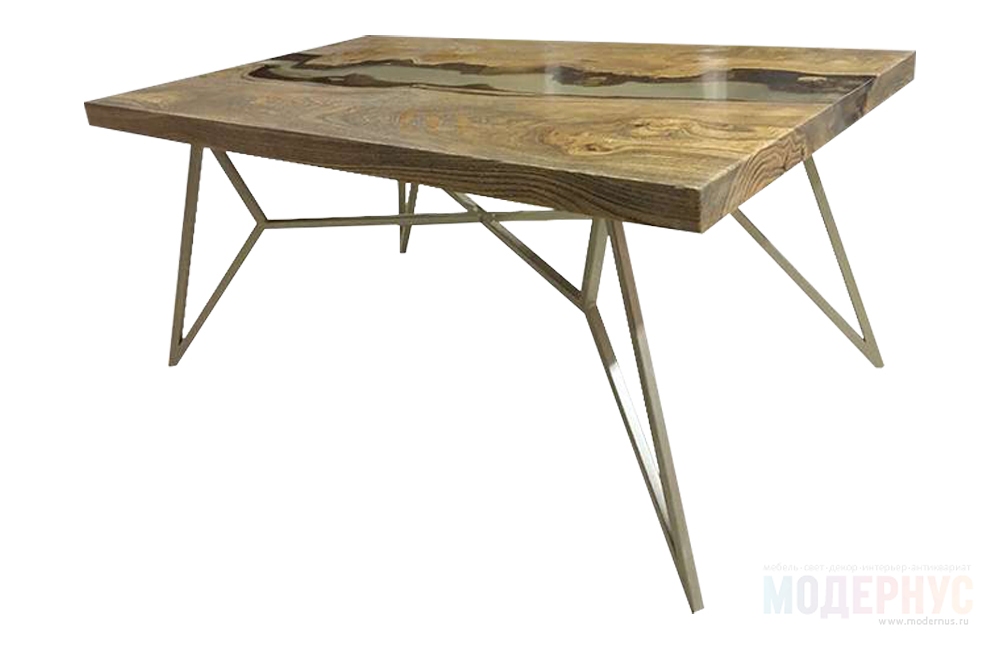 дизайнерский стол Karagach River Metal в магазине Модернус, фото 1