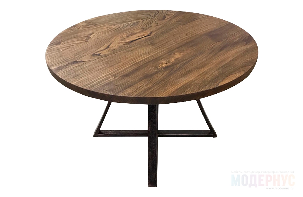 дизайнерский стол Karagach Slab Round в магазине Модернус, фото 2