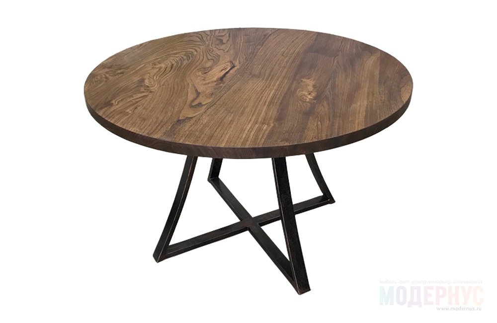 дизайнерский стол Karagach Slab Round в магазине Модернус, фото 1