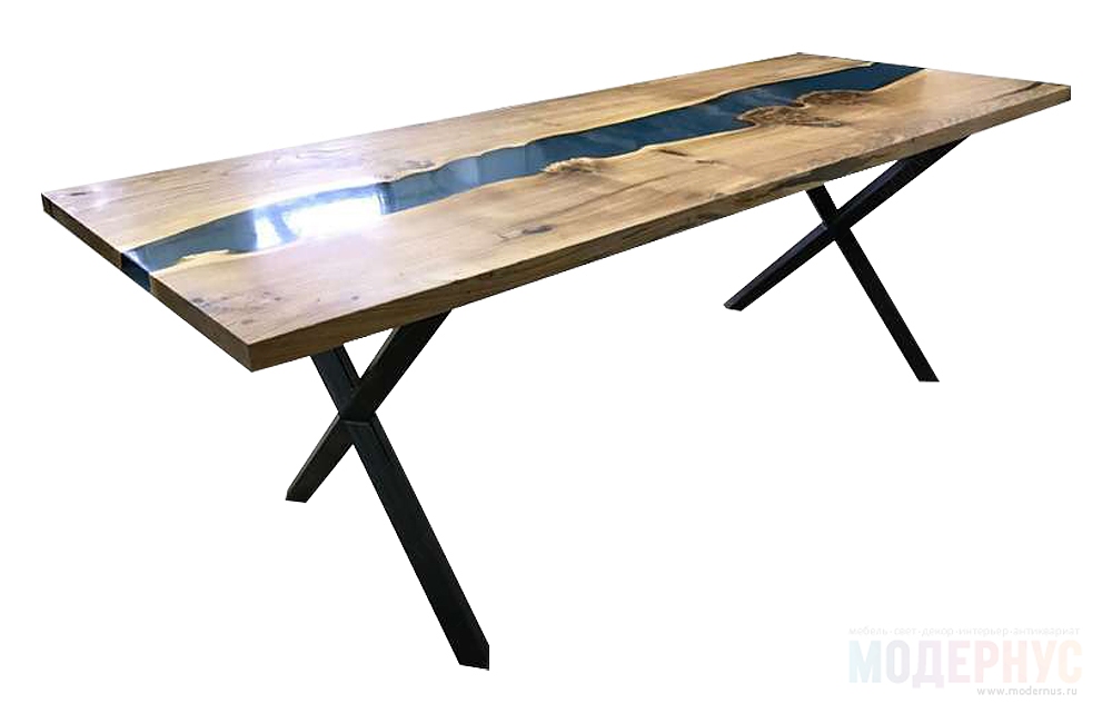 дизайнерский стол Karagach Blue Large в магазине Модернус, фото 1