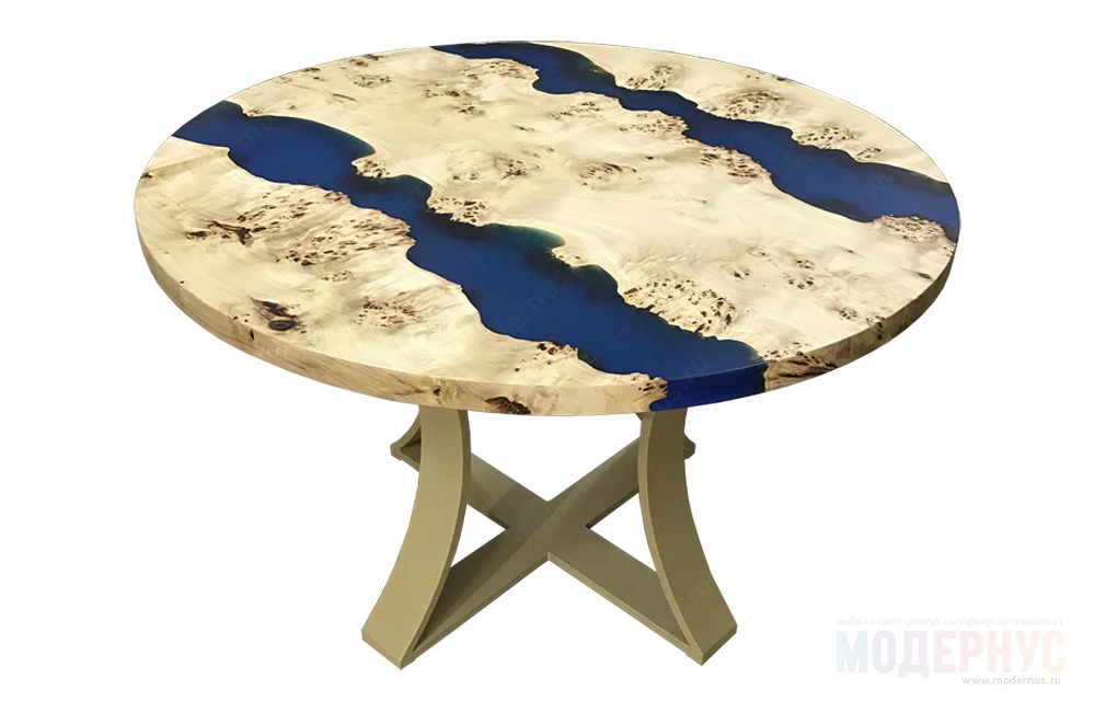дизайнерский стол Poplar Blue Rivers в магазине Модернус в интерьере, фото 1
