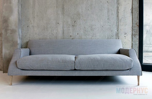Реплика дизайнерского дивана обитого текстилем в духе 70-х годов, фото 33