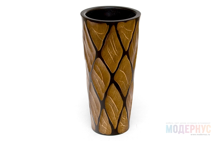 деревянная ваза Соты в магазине Модернус, фото 1