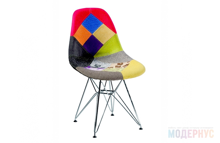дизайнерский стул DSR Style Patchwork модель от Charles & Ray Eames, фото 4