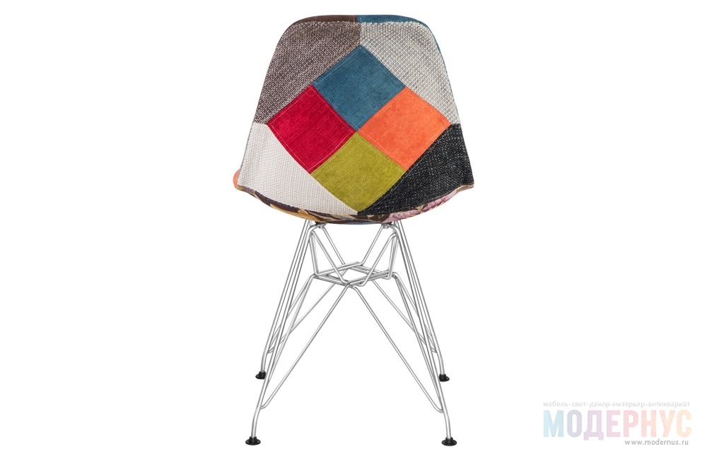 дизайнерский стул DSR Style Patchwork модель от Charles & Ray Eames в интерьере, фото 3