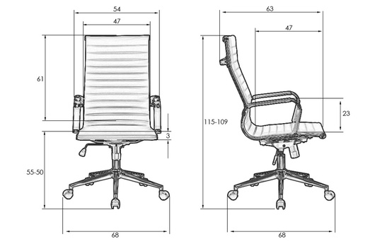 кресло для офиса Clark Simple дизайн Модернус фото 5