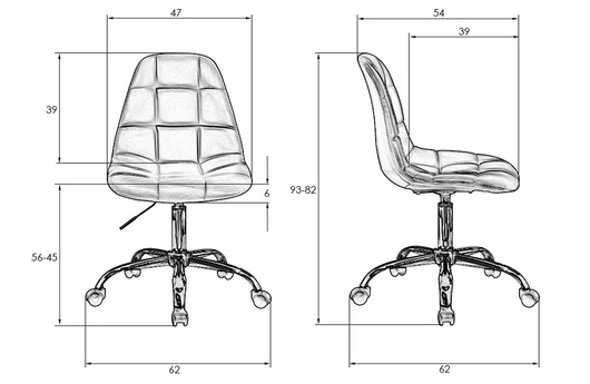 кресло для офиса Monty дизайн Модернус фото 8