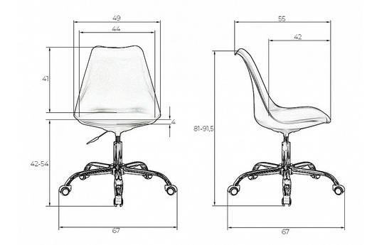 кресло для офиса Mickey дизайн Модернус фото 9
