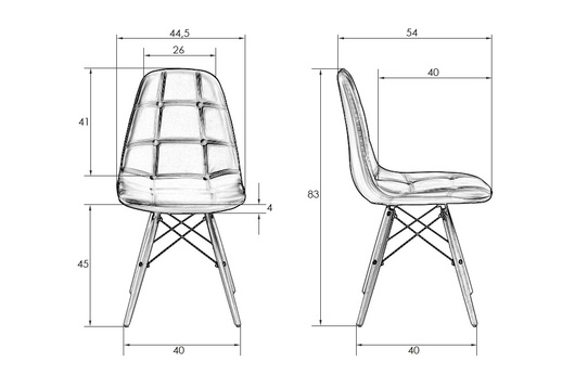стул для кафе Bennet дизайн Модернус фото 5