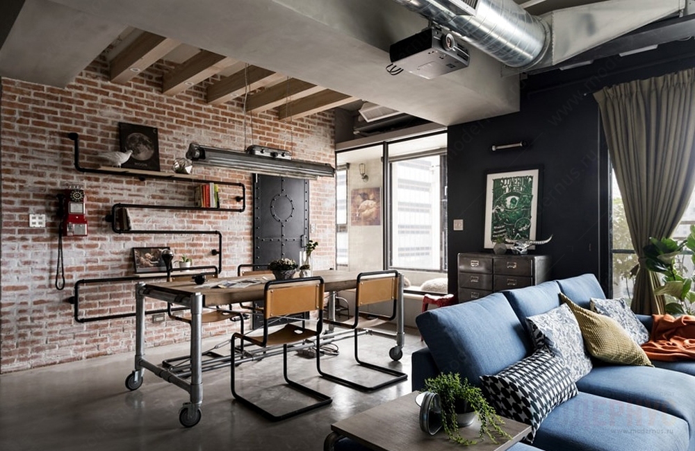 〚 Светлые и тёплые интерьеры дома в индустриальном стиле в Остине 〛 ◾ Фото ◾ Идеи ◾ Дизайн