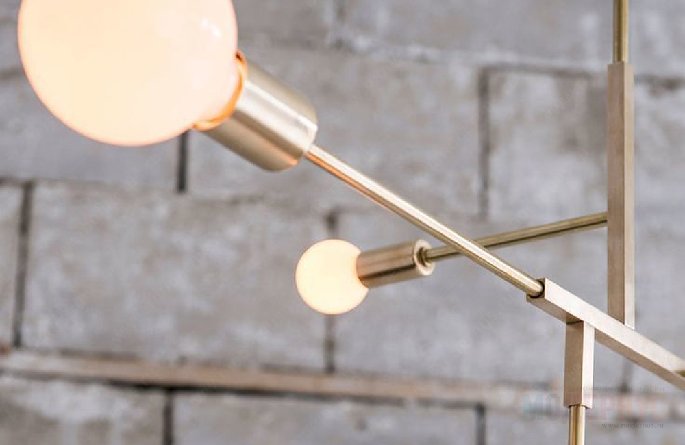 дизайнерская люстра Cliff Suspension Lamp модель от Lambert et Fils в интерьере, фото 3