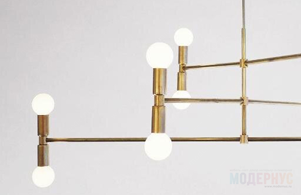 дизайнерская люстра Atomium модель от Lambert et Fils в интерьере, фото 2