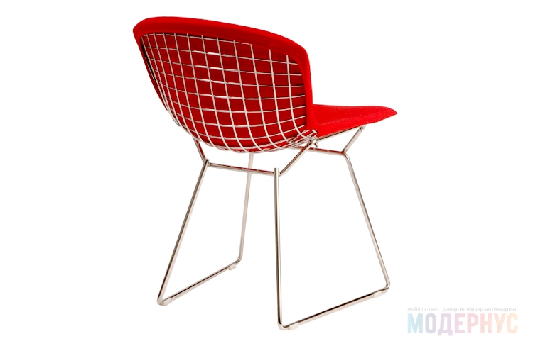 дизайнерский стул Wire Side модель от Harry Bertoia, фото 3