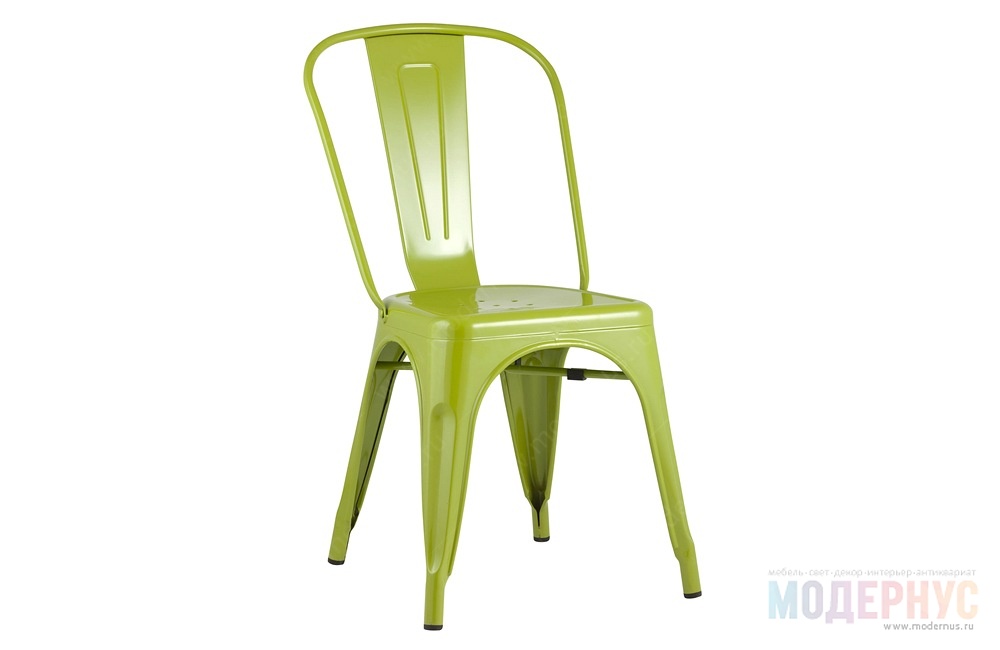 дизайнерский стул Tolix High Back модель от Xavier Pauchard, фото 3