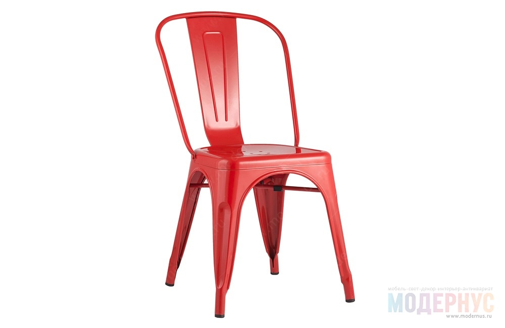 дизайнерский стул Tolix High Back модель от Xavier Pauchard, фото 4