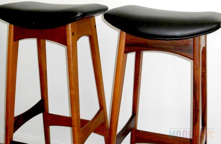 дизайнерский барный стул Allegra модель от Johannes Andersen, фото 4