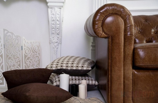 двухместный диван Chesterfield Leather модель Модернус фото 5